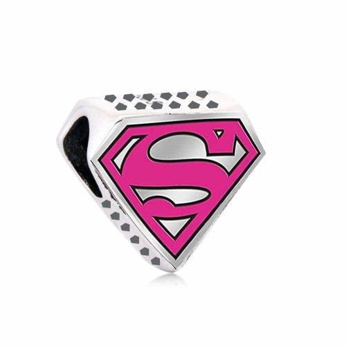 Super Woman ezüst charm