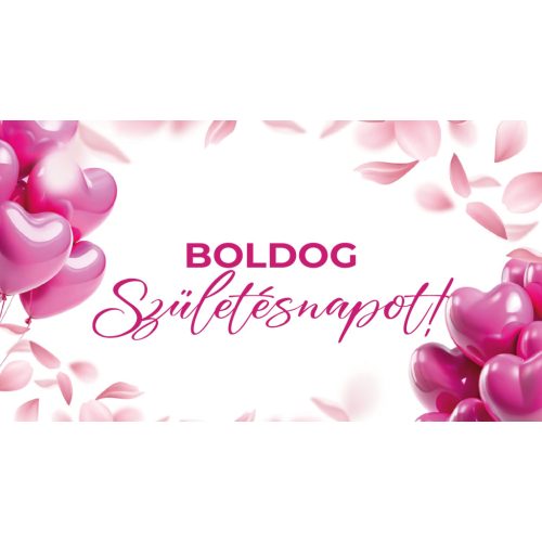 Boldog Születésnapot Üdvözlőkártya ajándék mellé