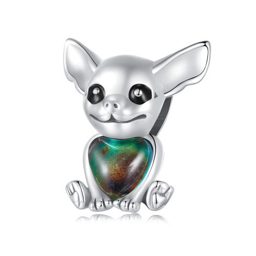 Gizmo ezüst charm